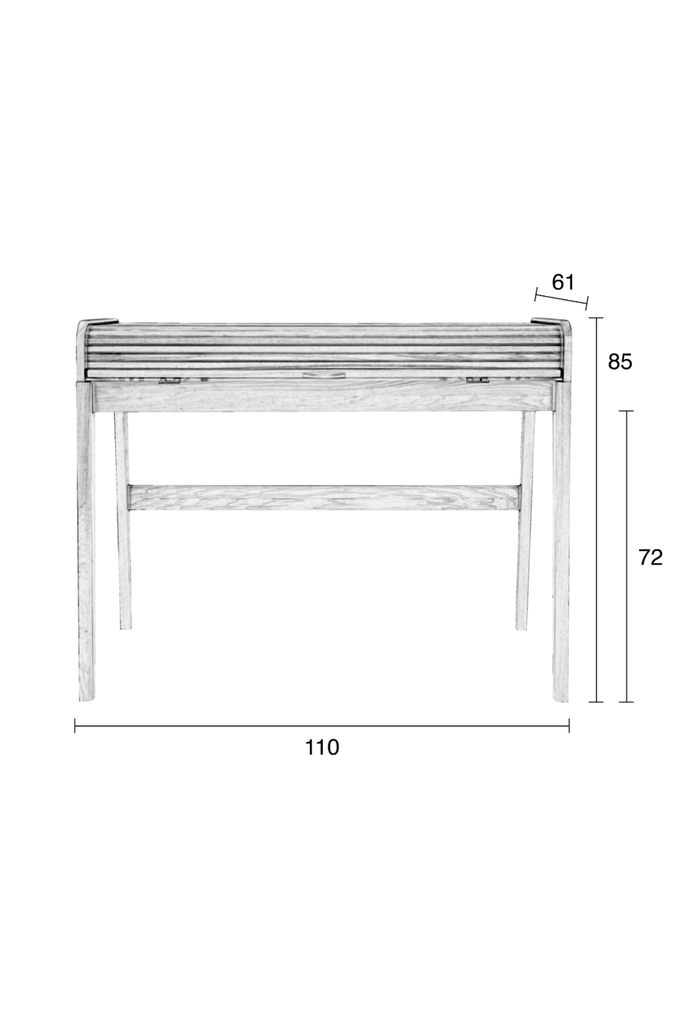 Secrétaire en bois